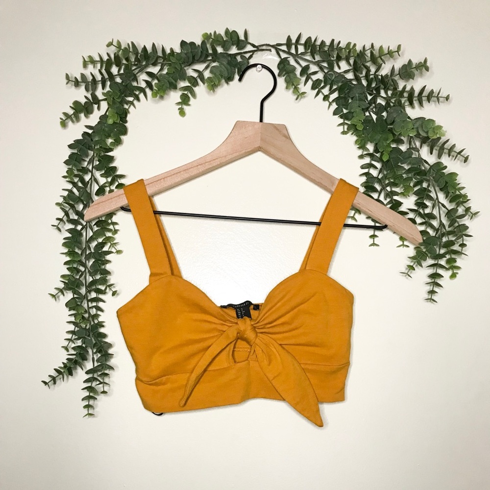 Yellow Crop Top Forever 21